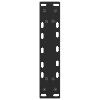 Salontafelpoten 2 st 38x(42-43) cm staal zwart 7