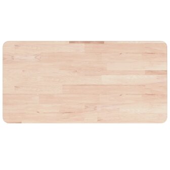 Werkbank rechthoekig 100x60x(73-99,5) cm massief eikenhout 8