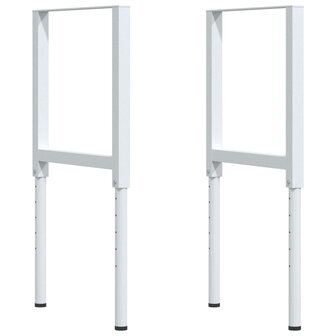 Werkbank rechthoekig 100x60x(71,5-98) cm massief beukenhout 5