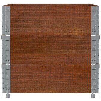 Palletopzetranden 3 st 80x60 cm massief grenenhout bruin 4