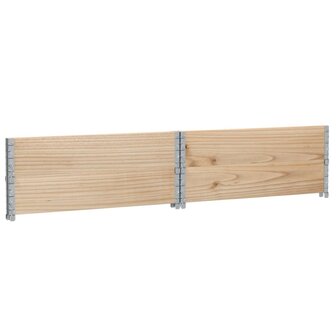 Palletopzetranden 2 st 100x100 cm massief grenenhout 6