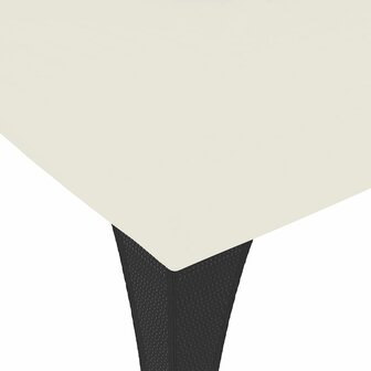 Prieel met dubbel dak 3,98x2,98 m staal cr&egrave;mekleurig 6