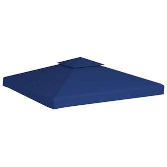 Vervangend tentdoek prieel 310 g/m&sup2; 3x3 m donkerblauw 2
