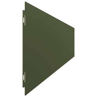 Gazonranden 10 st 15x103 cm koudgewalst staal olijfgroen 5