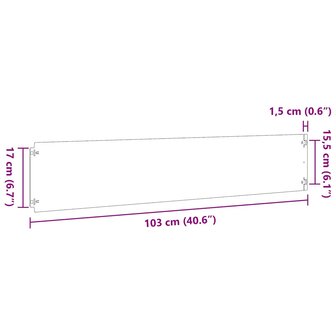 Gazonranden 10 st 20x103 cm koudgewalst staal antraciet 9