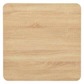 Bistrotafel 50x50x107 cm eikenkleurig 3