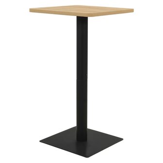 Bistrotafel 60x60x107 cm eikenkleurig 1