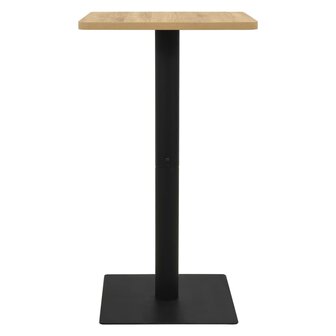 Bistrotafel 60x60x107 cm eikenkleurig 2