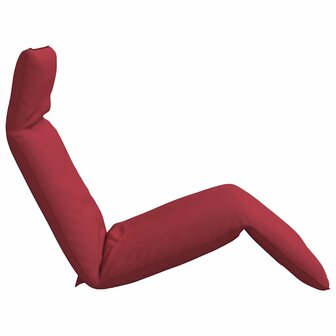 Ligstoel inklapbaar 175x54x8,5 cm oxford stof wijnrood 5