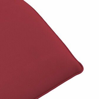 Ligstoel inklapbaar 175x54x8,5 cm oxford stof wijnrood 9