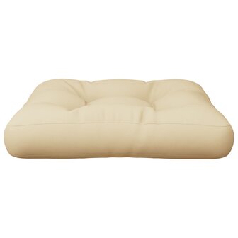 Palletkussen 60x60x12 cm stof beige 4