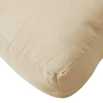 Palletkussen 60x60x12 cm stof beige 8