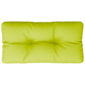 Palletkussen 80x40x12 cm stof heldergroen 2