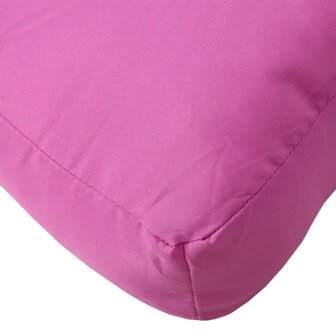 Palletkussen 80x40x12 cm stof roze 6