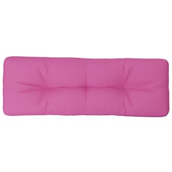 Palletkussen 120x40x12 cm stof roze 4