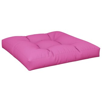 Palletkussens 2 st stof roze 5