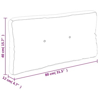 Palletkussens 2 st stof roze 9