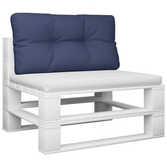 Palletkussen 80x40x12 cm stof marineblauw 3