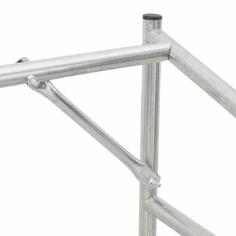 Haardhoutrek met regenhoes 100,5x80,5x110,5 cm staal 9