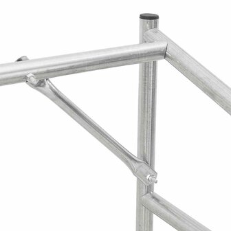 Haardhoutrek met regenhoes 151x40,5x110,5 cm staal 9