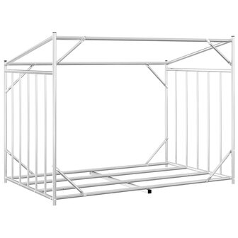 Haardhoutrek met regenhoes 150,5x100,5x110,5 cm staal 6