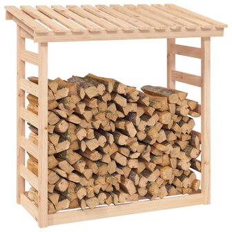 Haardhoutrek 108x64,5x110 cm massief grenenhout 4