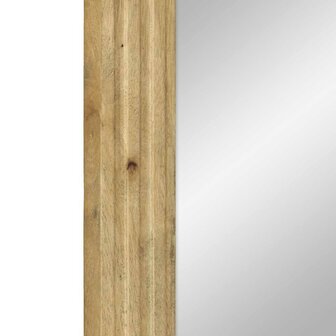 Badkamerspiegel 50x70x2,5 cm massief mangohout bruin 6