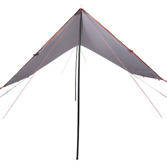 Kampeerluifel waterdicht 430x380x210 cm oranje 3