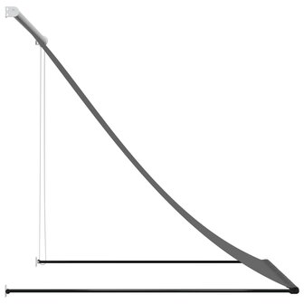 Luifel uittrekbaar 150x150 cm stof en staal antracietkleurig 4