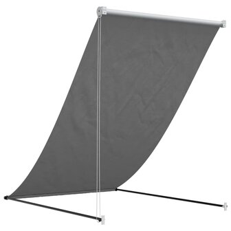 Luifel uittrekbaar 150x150 cm stof en staal antracietkleurig 5