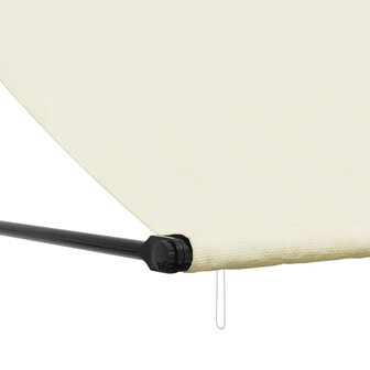 Luifel uittrekbaar 300x150 cm stof en staal cr&egrave;mekleurig 7