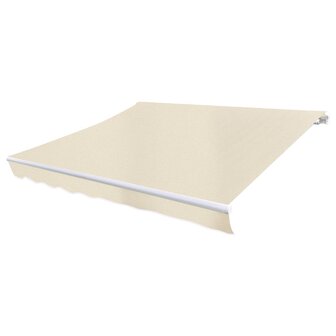 Luifeldoek 4x3 m canvas cr&egrave;me 2