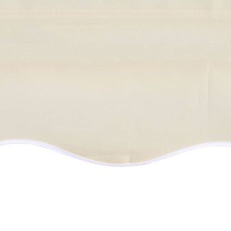 Luifeldoek 4x3 m canvas cr&egrave;me 4