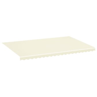 Vervangingsdoek voor luifel 5x3,5 m cr&egrave;mekleurig 2