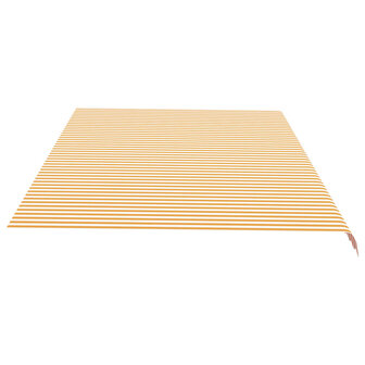 Vervangingsdoek voor luifel 6x3,5 m geel en wit 4