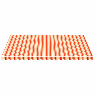 Vervangingsdoek voor luifel 5x3,5 m geel en oranje 3
