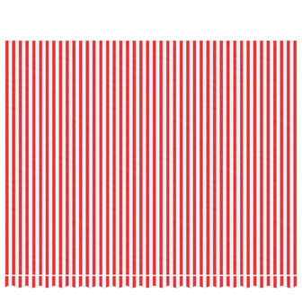 Vervangingsdoek voor luifel gestreept 4,5x3,5 m rood en wit 3