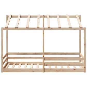 Kinderbed met bedhuis 80x200 cm massief grenenhout 4