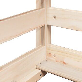 Kinderbed met bedhuis 80x200 cm massief grenenhout 7