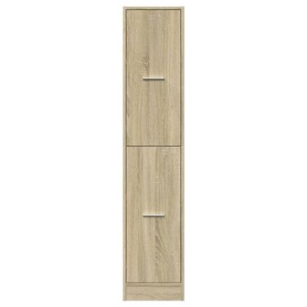 Apothekerskast 30x41x144,5 cm bewerkt hout sonoma eikenkleurig 5