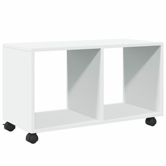 Rolkast 72x33x42,5 cm bewerkt hout wit 7