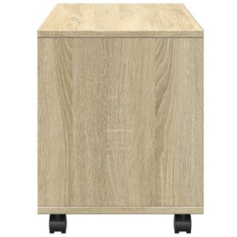 Rolkast 72x33x42,5 cm bewerkt hout sonoma eikenkleurig 6