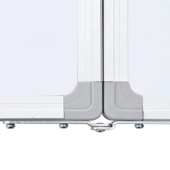 Whiteboard magnetisch inklapbaar 120x60x1,7 cm aluminium 6
