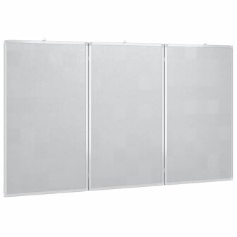 Whiteboard magnetisch inklapbaar 120x80x1,7 cm aluminium 4