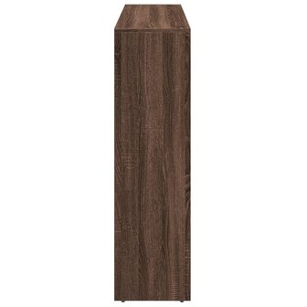 Kamerscherm / boekenkast 137,5x29x103,5 cm hout bruin eiken 6