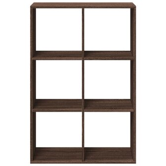 Kamerscherm / boekenkast 69,5x29x103,5 cm hout bruin eikenkleur 5