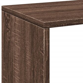 Kamerscherm / boekenkast 69,5x29x103,5 cm hout bruin eikenkleur 9