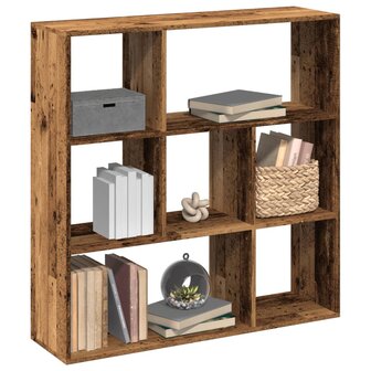 Kamerscherm / boekenkast 102x29x103,5 cm hout oud houtkleurig 1