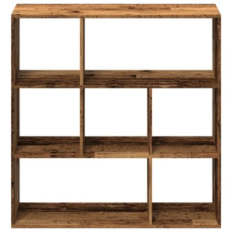 Kamerscherm / boekenkast 102x29x103,5 cm hout oud houtkleurig 5