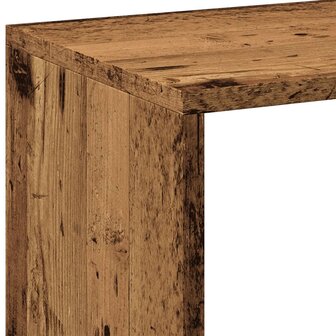 Kamerscherm / boekenkast 102x29x103,5 cm hout oud houtkleurig 9